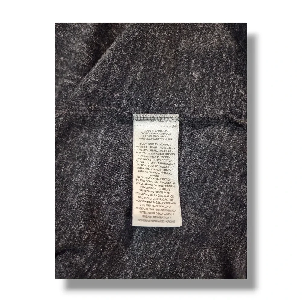 POLO RALPH LAUREN Classic Fit Charcoal Heather‎ Long Sleeve T-Shirt Men's XL
